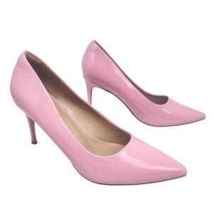 Elisabet Tang Pink Patent Leather Pointed Toe Stiletto Pumps Womens Size‎ 7